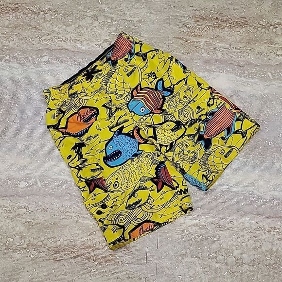 OSH KOSH YOUTH PHIRANA PRINT BOY MESH LINED SWIM TRUNKS SIZE 5 - Picture 1 of 7